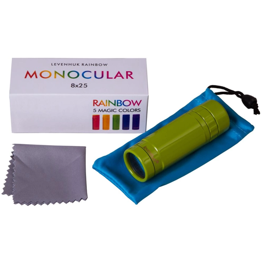 Монокуляр Rainbow 8x25, зеленое яблоко фото 4