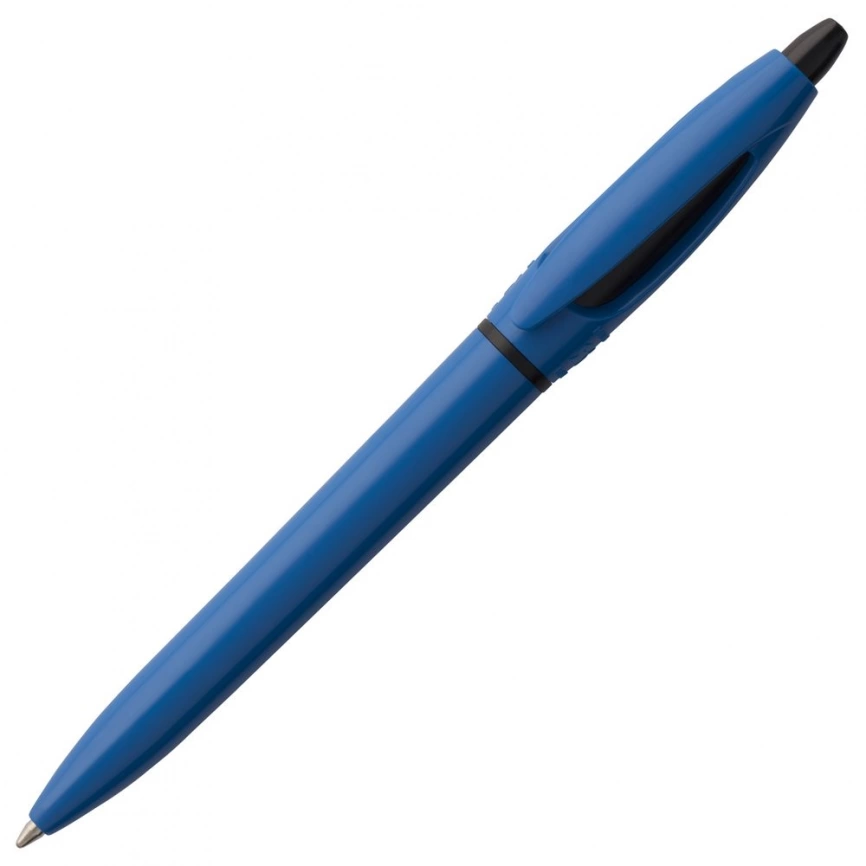 Ручка шариковая S! (Си), ярко-синяя фото 3