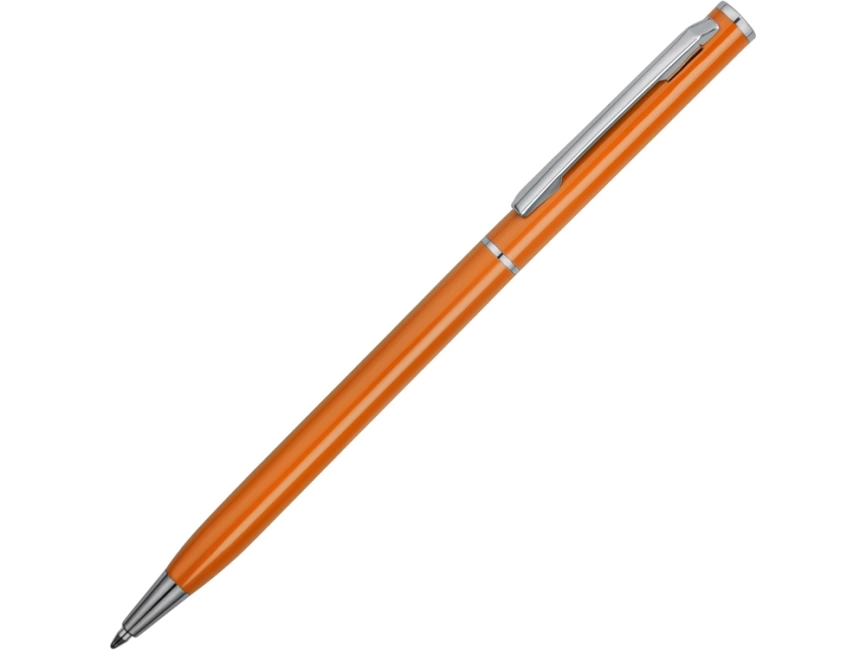 Ручка металлическая шариковая Атриум, оранжевый фото 1