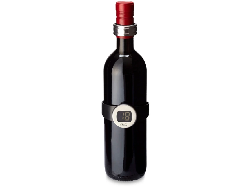 Набор для вина цифровой из двух предметов, черный фото 4