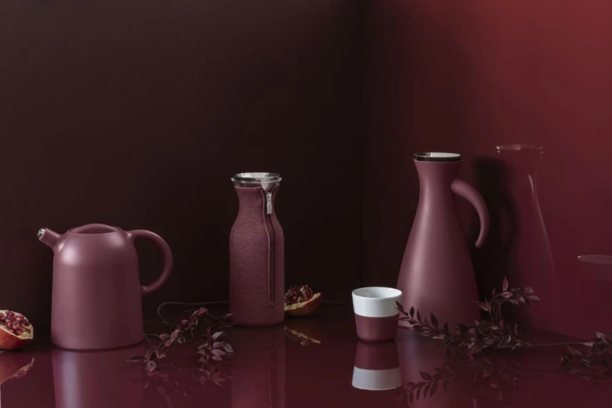 Термокувшин Thimble, гранатовый фото 4