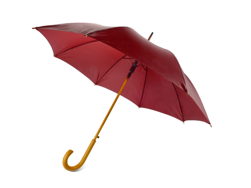 Зонт-трость Радуга, бордовый фото 1