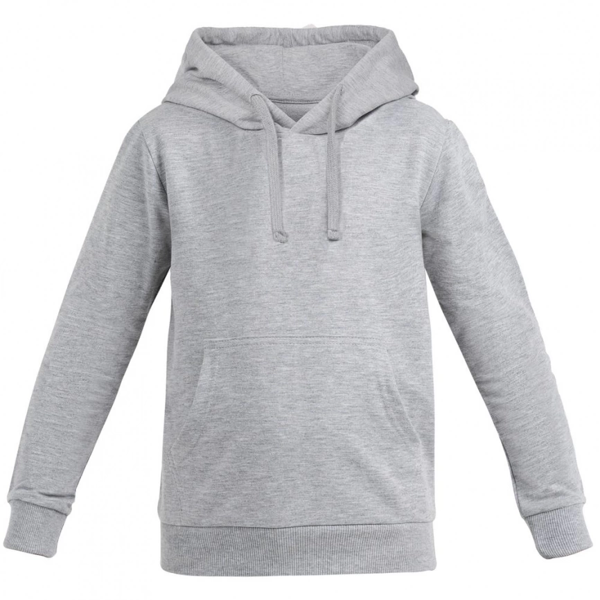 Толстовка с капюшоном детская Kirenga Kids, серый меланж, 6 лет фото 1