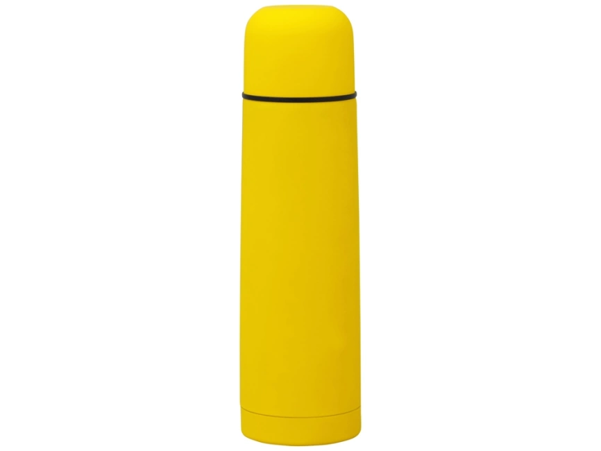 Термос Ямал Soft Touch 500мл, желтый фото 5