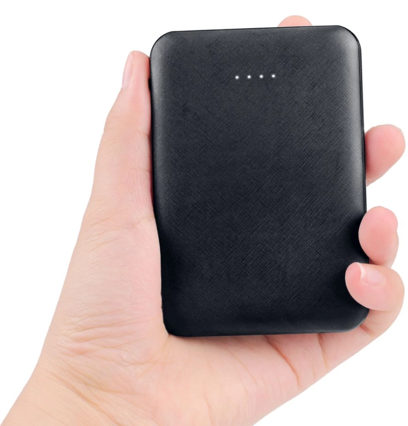 Внешний аккумулятор  10000 mAh - Черный AA фото 5