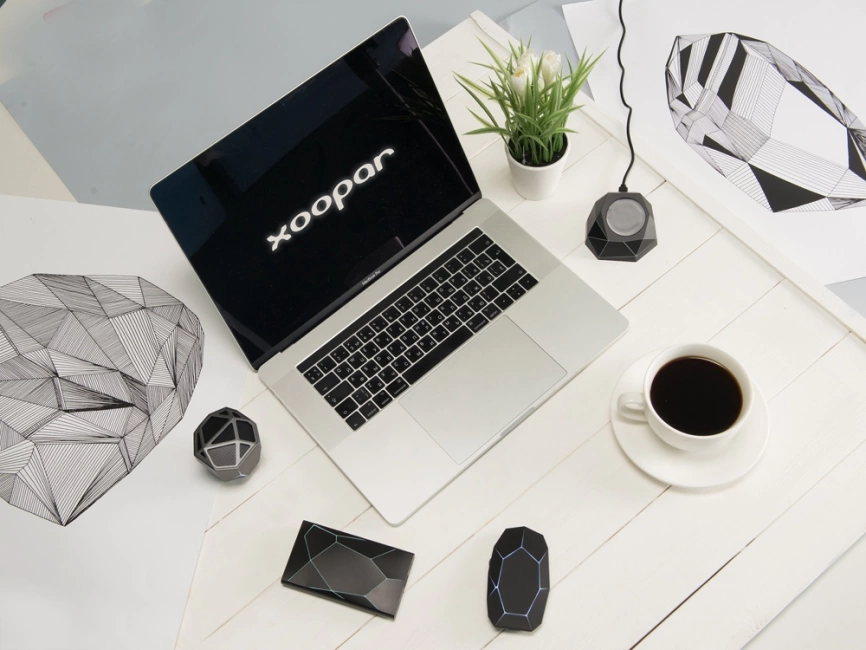 Портативная колонка Geo, 5 цветов подсветки фото 15