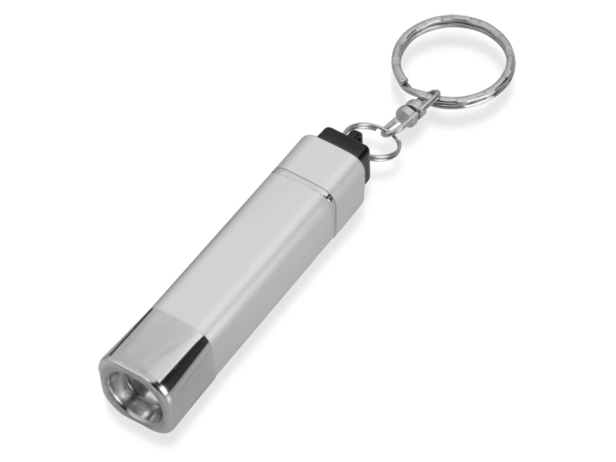 Брелок-фонарик, серебристый фото 1