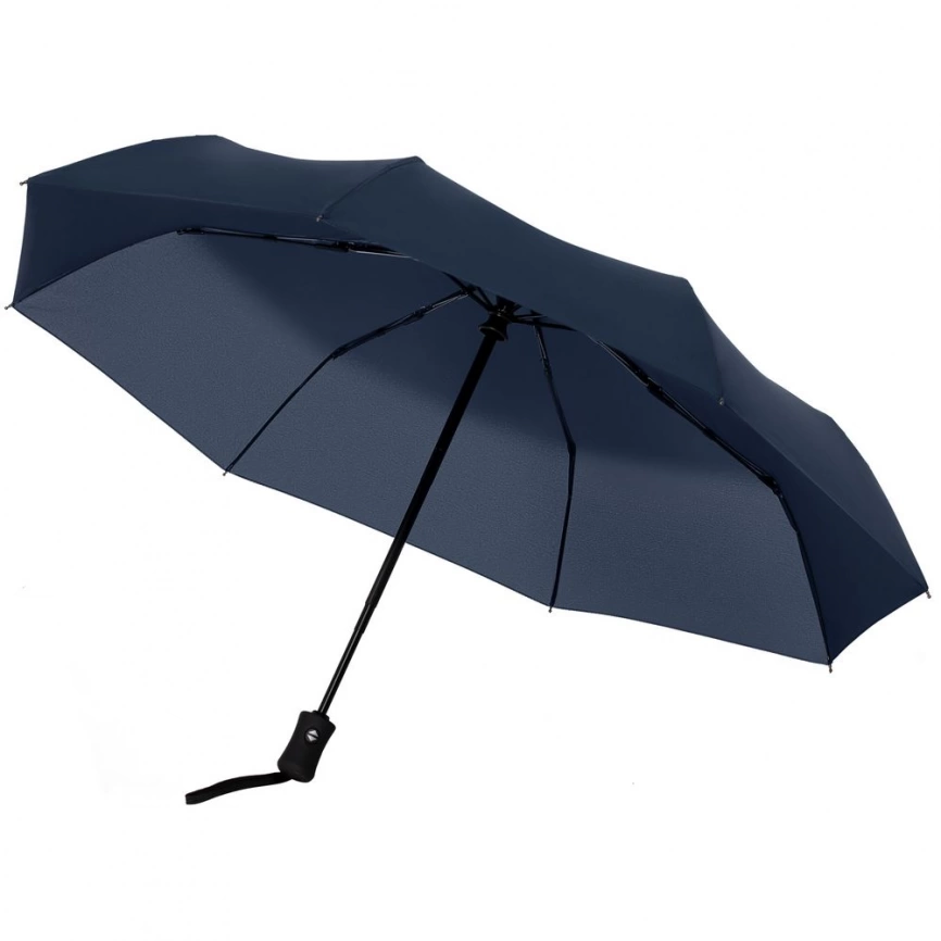 Зонт складной Monsoon, темно-синий фото 2