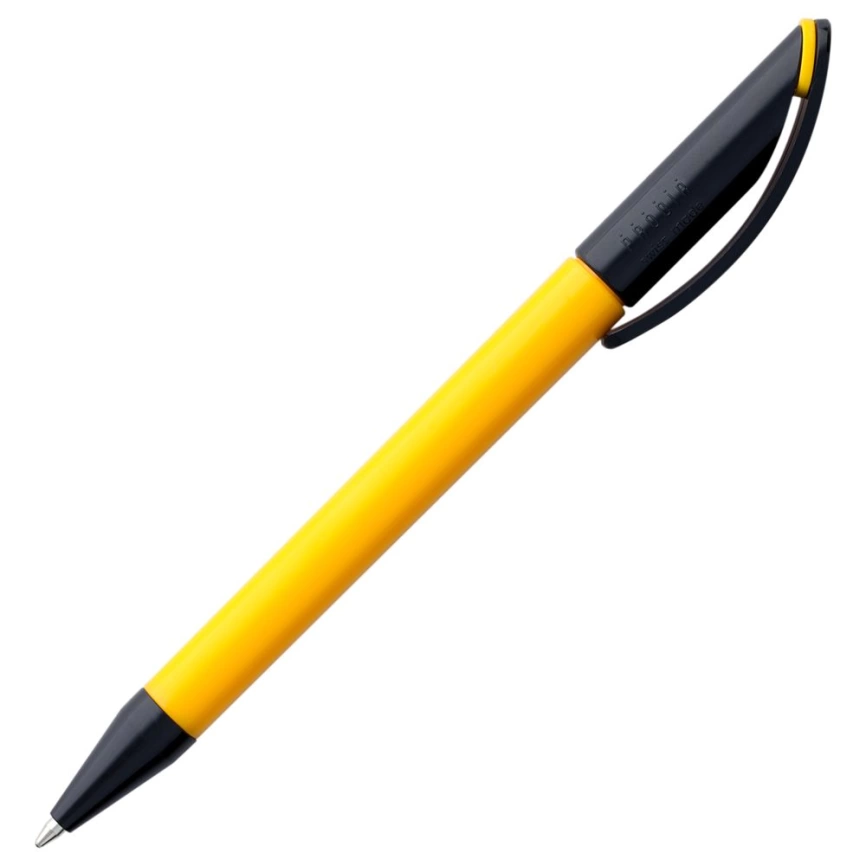 Ручка шариковая Prodir DS3 TPP Special, желтая с черным фото 4