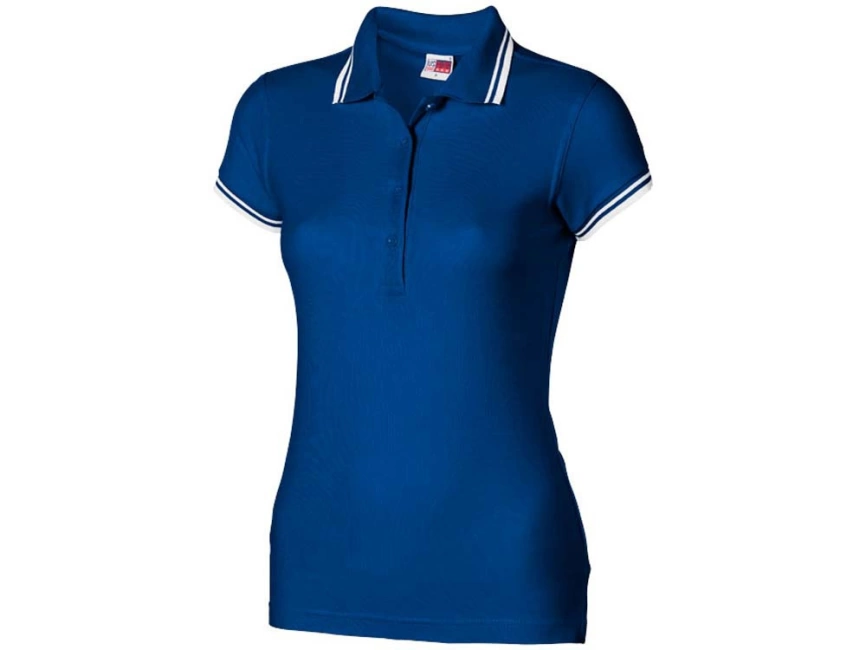 Рубашка поло Erie женская, классический синий фото 4