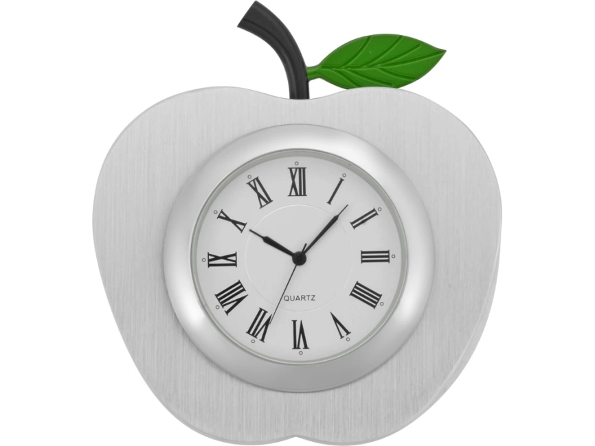 Часы настольные Серебряное яблоко, серебристый фото 3
