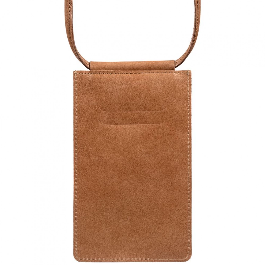 Сумочка для телефона Apache, светло-коричневая (camel) фото 3