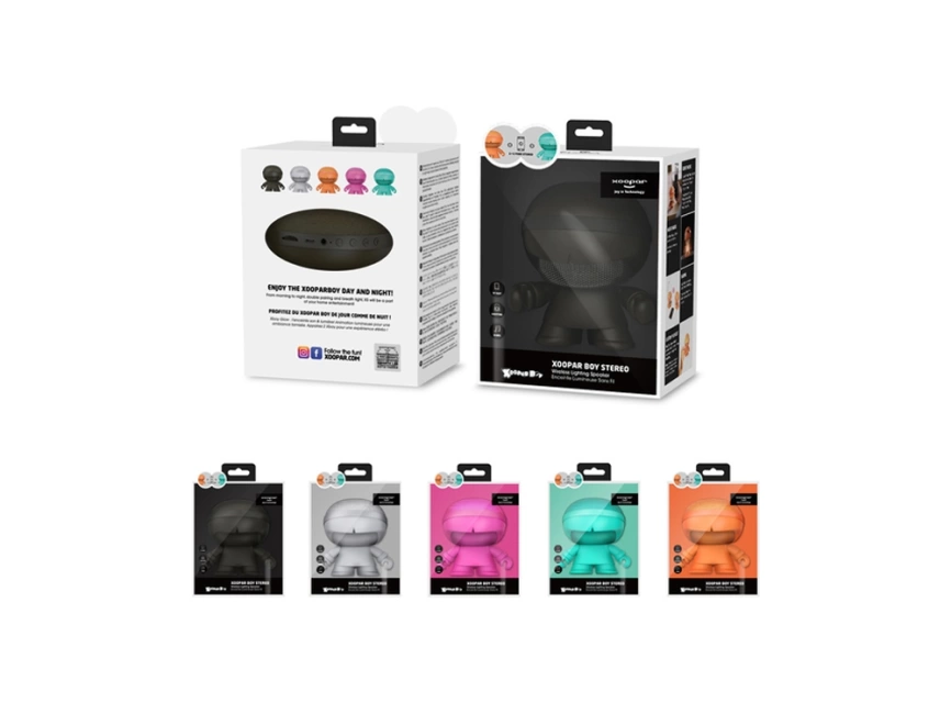 Портативная колонка X5 XOOPAR BOY STEREO, серебристый фото 5