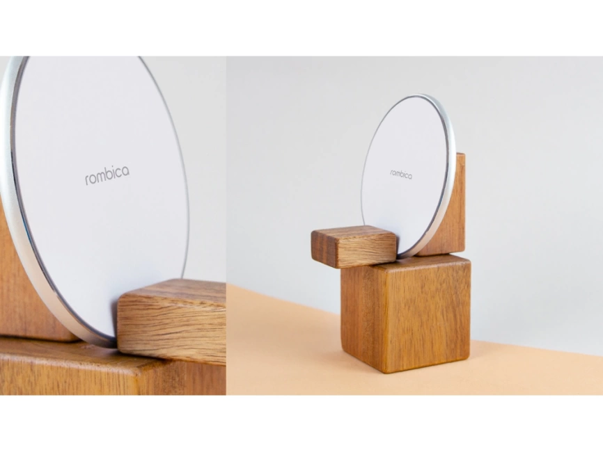 Беспроводное зарядное устройство Rombica  NEO Core Quick c быстрой зарядкой, белый (с лого) фото 6