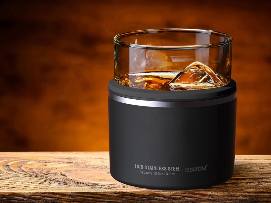 Тумблер для виски WHISKEY KUZIE, черный фото 8