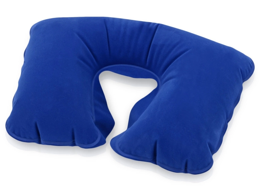 Подушка надувная Релакс, синий классический фото 1