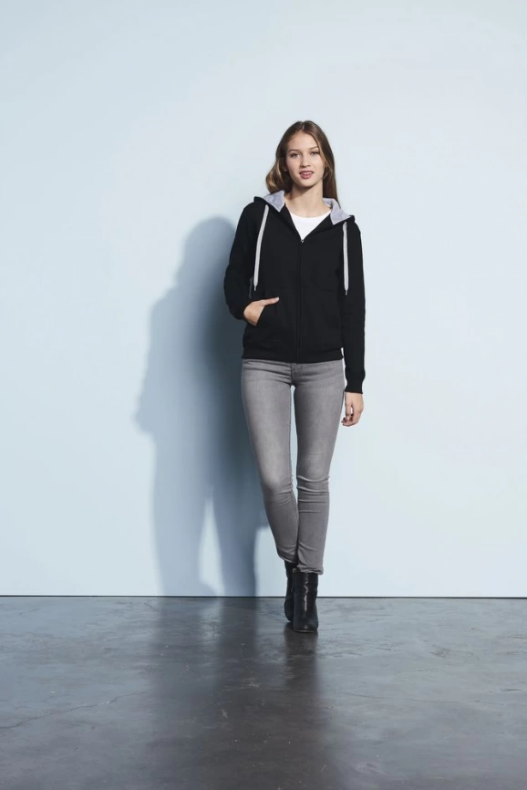 Толстовка женская Soul Women 280 темно-синяя, размер S фото 4