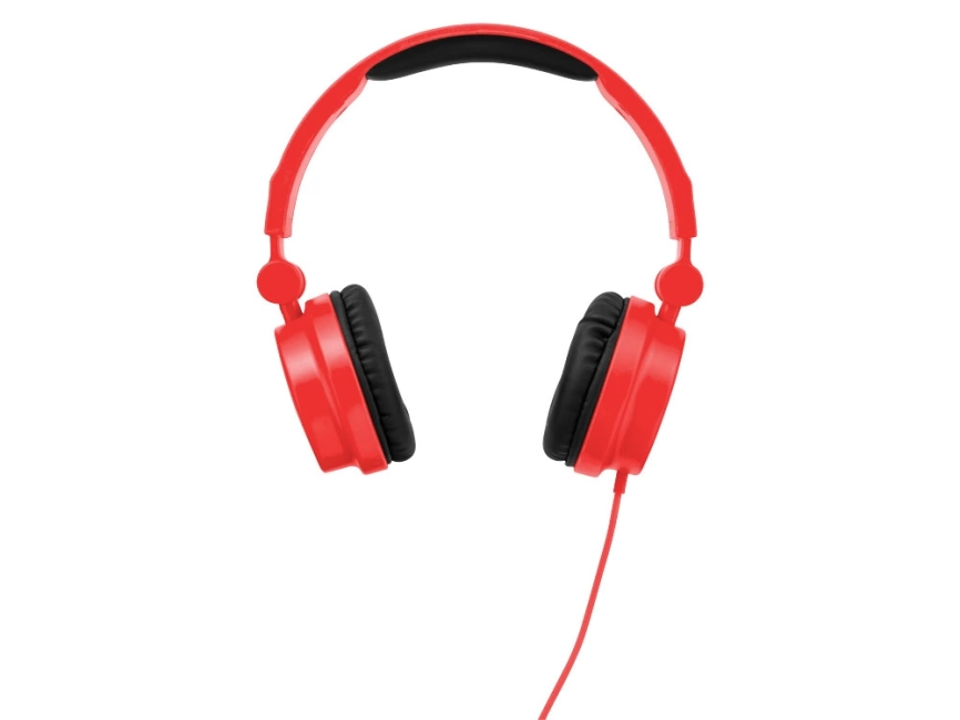 Наушники складные Rally, красный фото 3