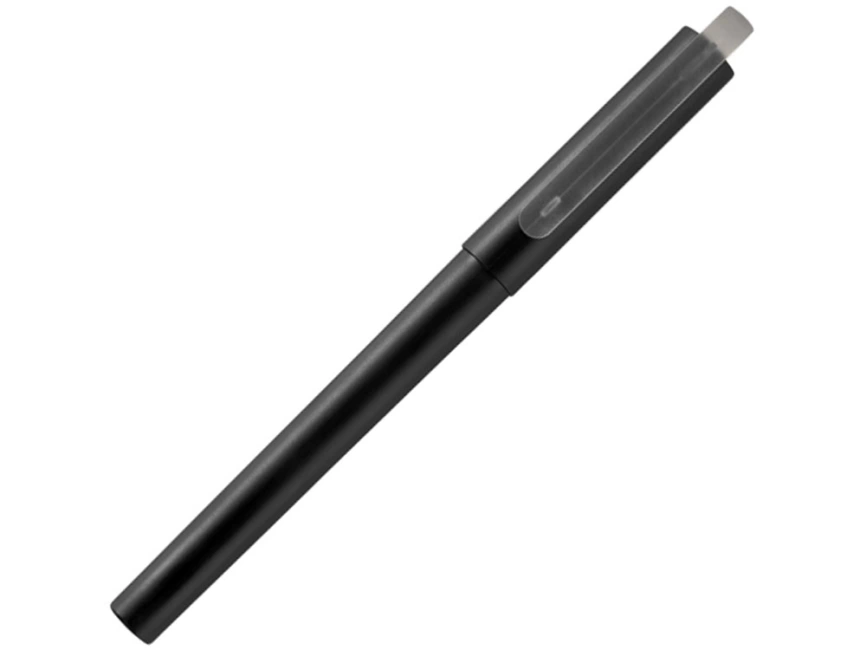 Гелевая шариковая ручка Mauna из переработанного PET-пластика, черный фото 1