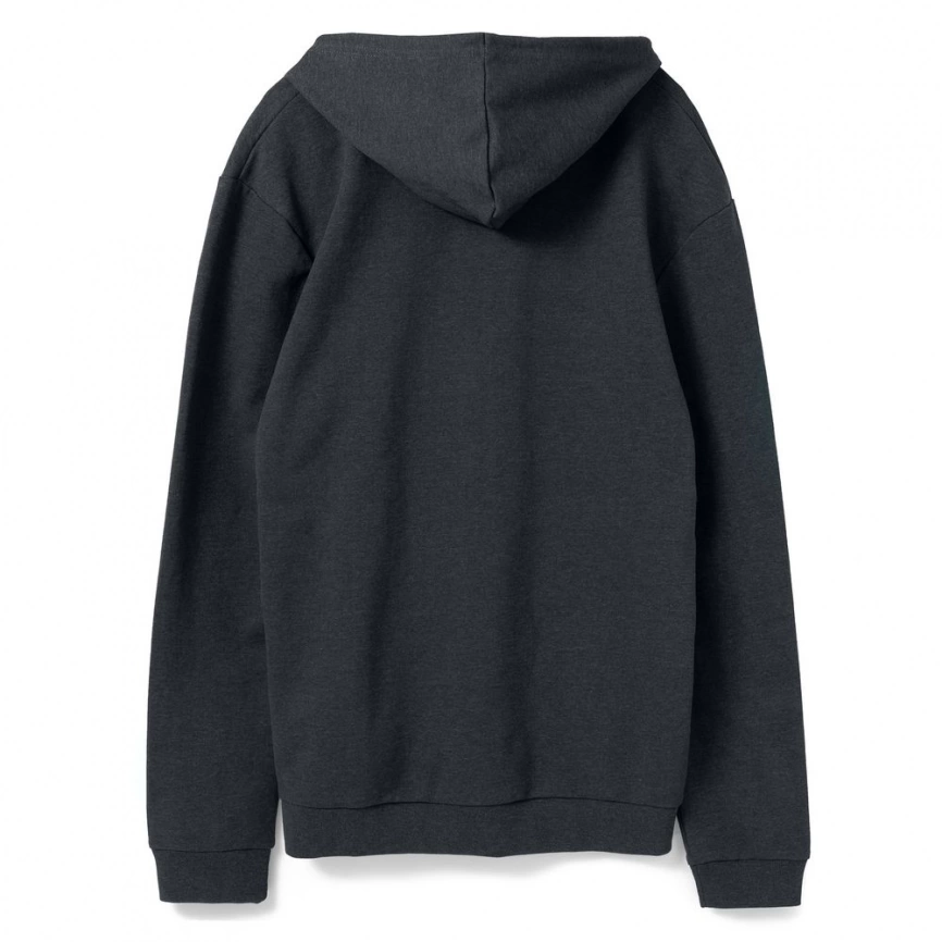 Толстовка с капюшоном унисекс Hoodie, темно-серая, размер L фото 7