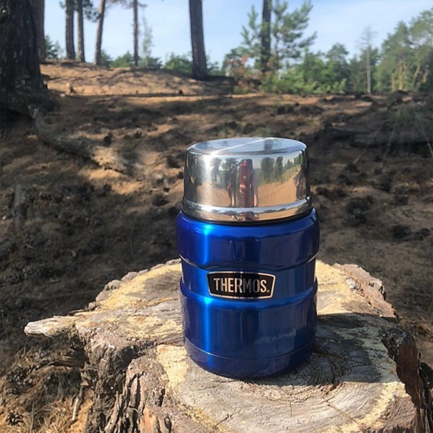Термос для еды Thermos SK3000, синий фото 5