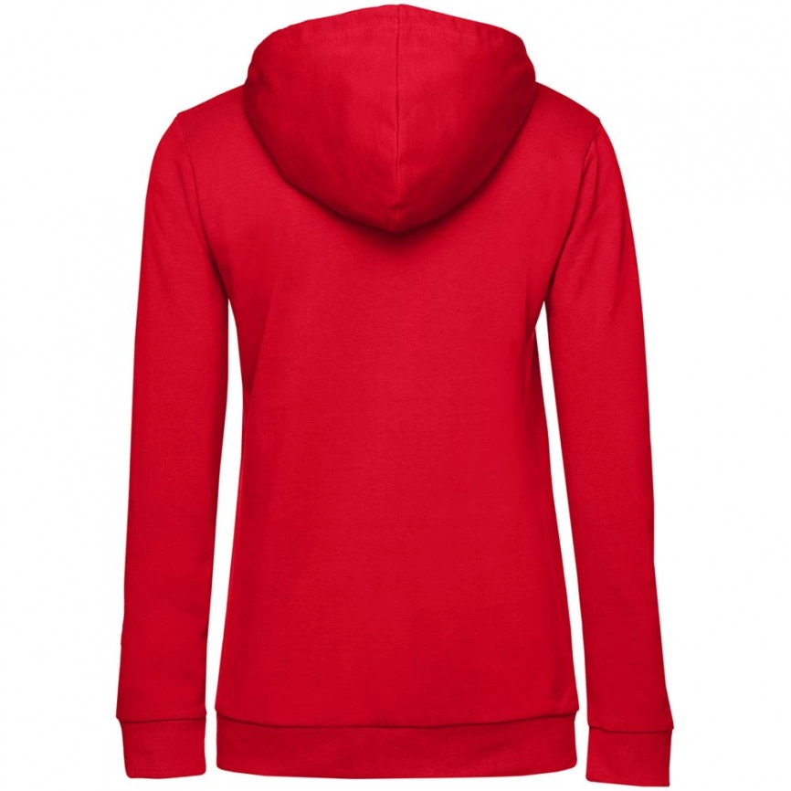 Толстовка с капюшоном женская Hoodie, красная, размер XL фото 2