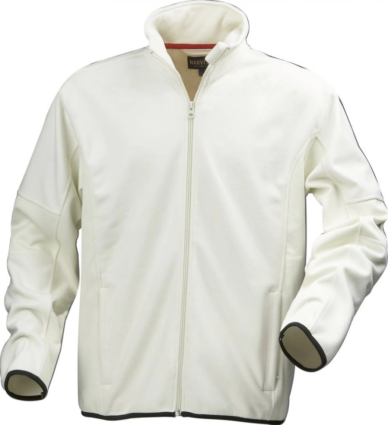 Куртка флисовая мужская Lancaster, белая с оттенком слоновой кости, размер XXL фото 1