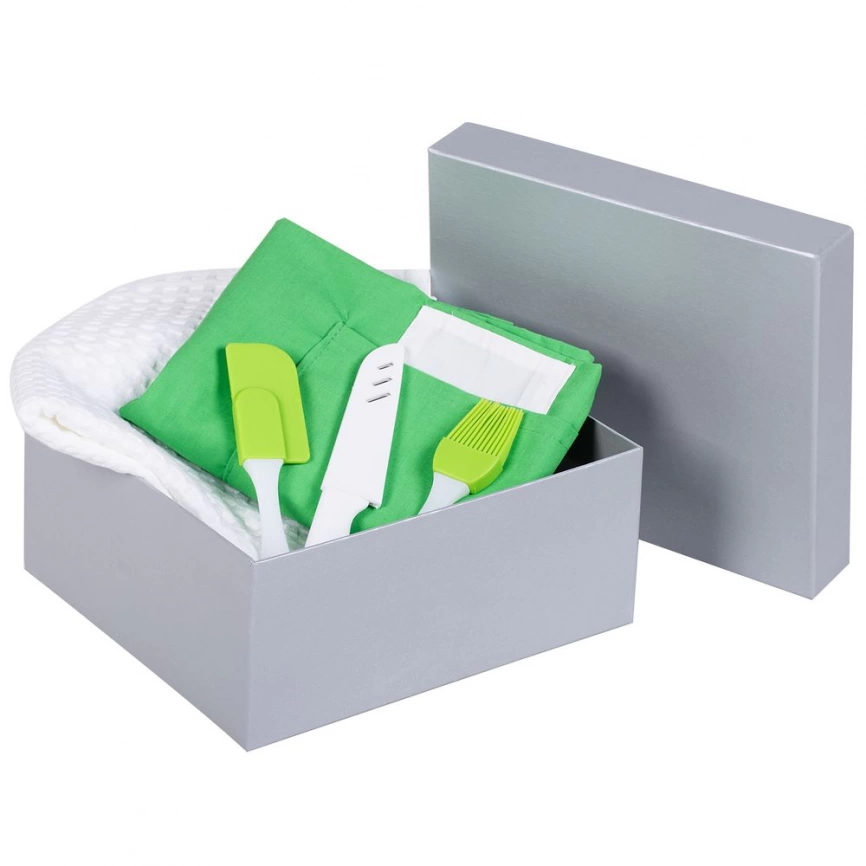 Коробка Satin, большая, серебристая фото 3