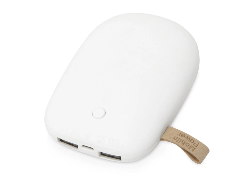 Универсальное зарядное устройство power bank в форме камня. 7800MAH. white фото 1