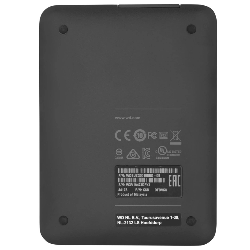 Внешний диск WD Elements, USB 3.0, 1Тб, черный фото 3