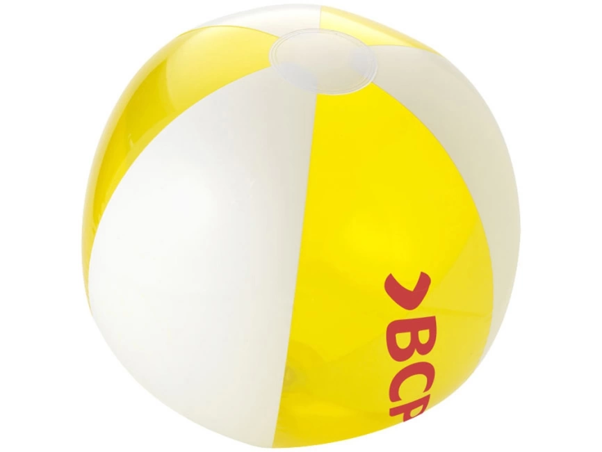 Пляжный мяч Bondi, желтый/белый фото 4