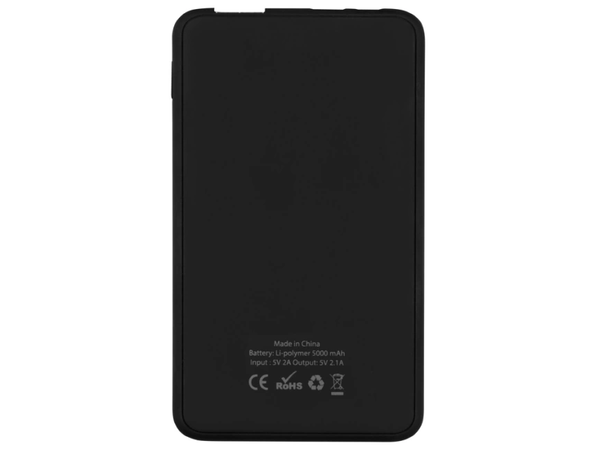 Портативное зарядное устройство Shell, 5000 mAh, черный фото 6