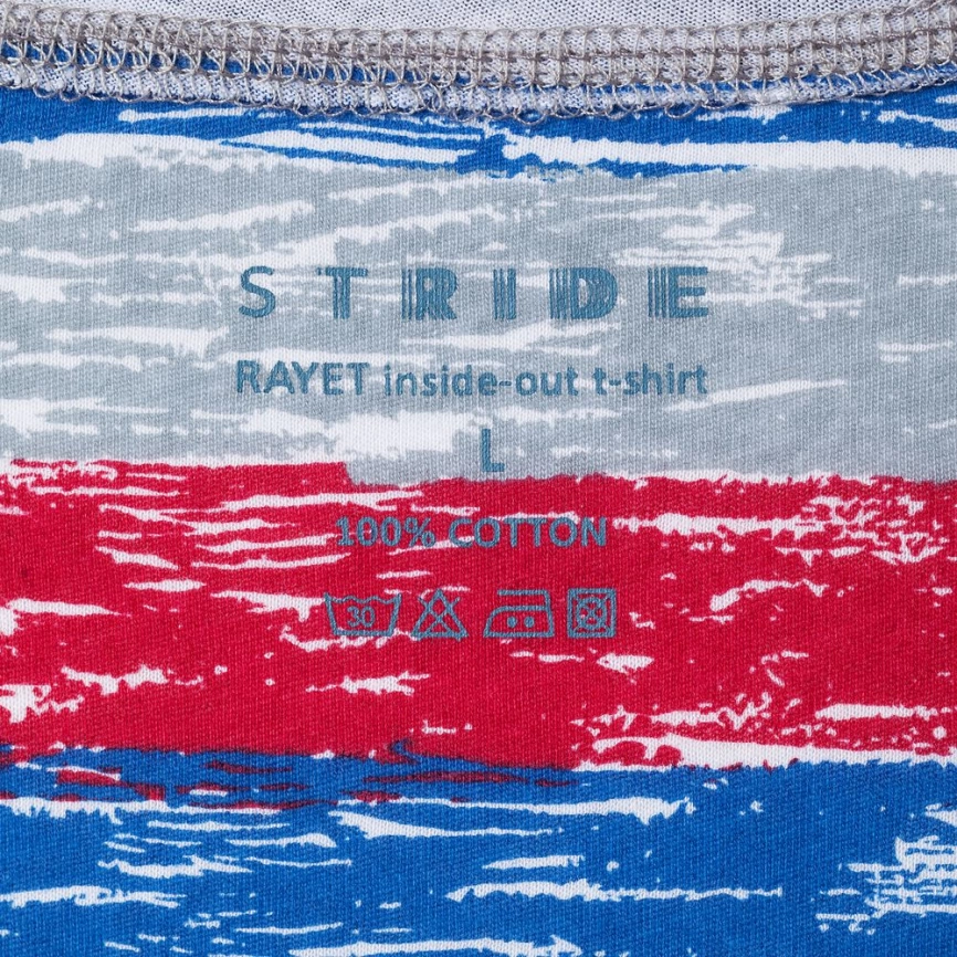 Футболка мужская RAYET двусторонняя, красный/синий, размер M фото 5