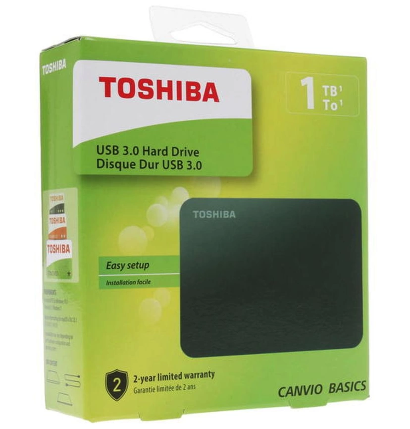 Внешний диск Toshiba Canvio, USB 3.0, 1Тб, черный фото 5