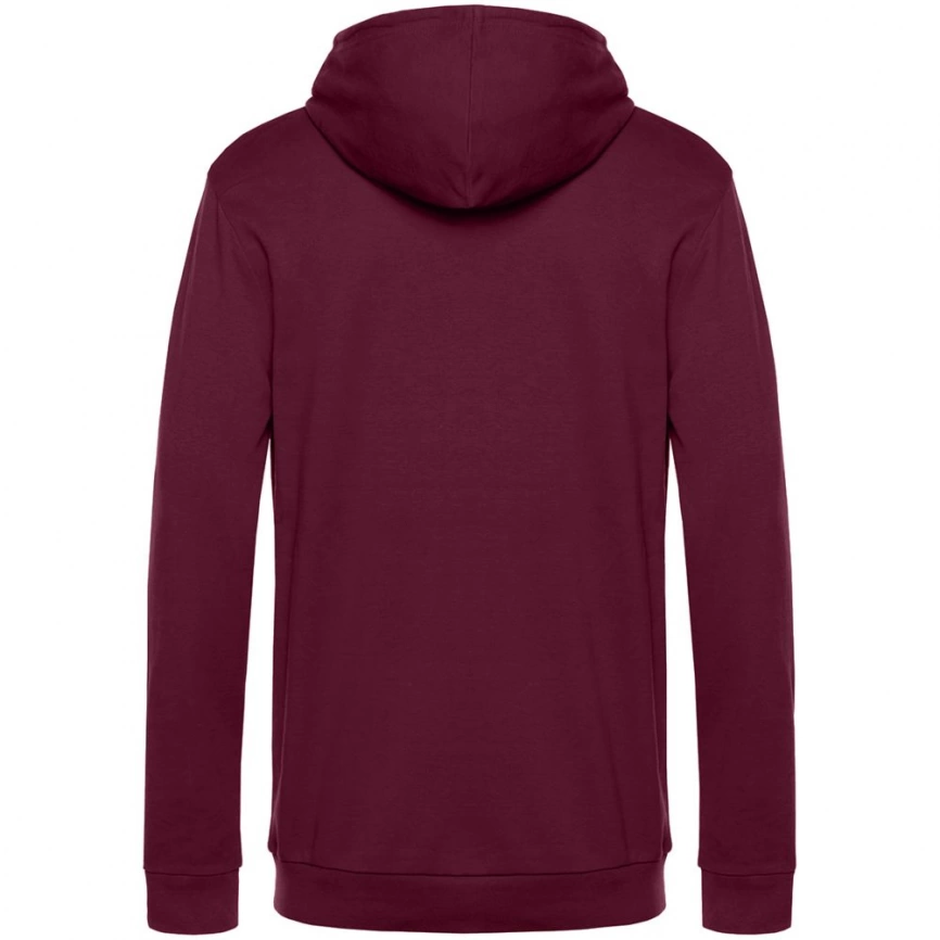 Толстовка с капюшоном унисекс Hoodie, бордовая, размер M фото 2