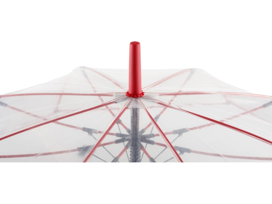 Зонт 7112 AC regular umbrella FARE® Pure  transparent-red фото 9