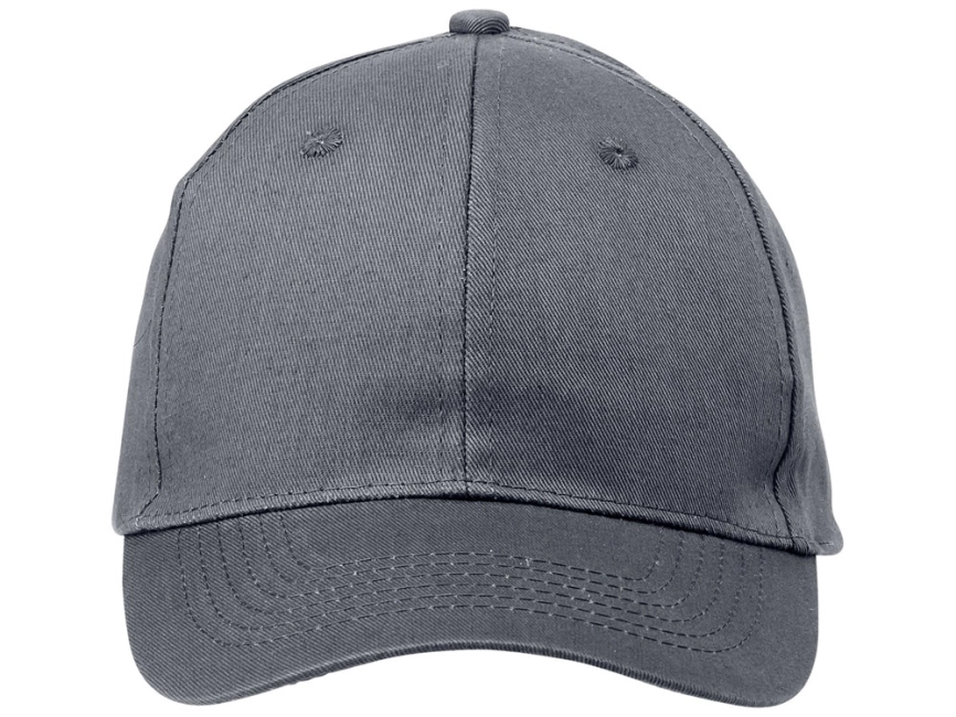 Бейсболка Watson, 6 панелей, серый фото 3