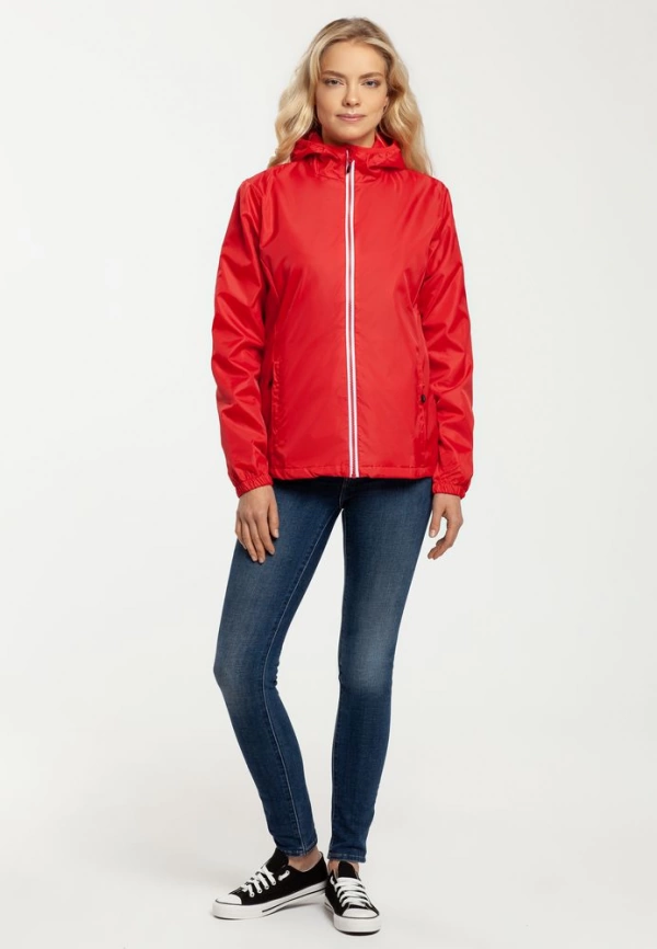 Ветровка женская Fastplant красная, размер XL фото 10
