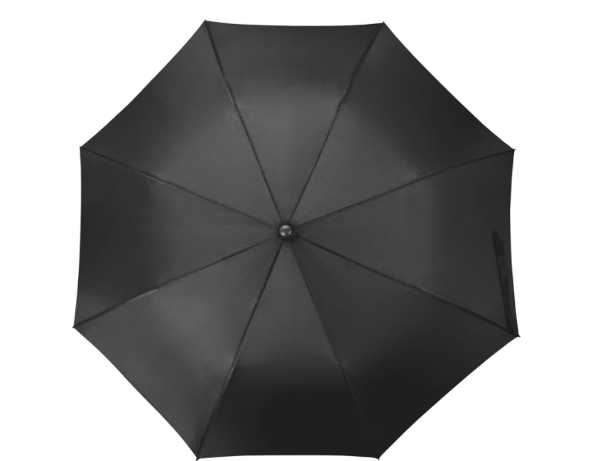 Зонт складной Tulsa, полуавтоматический, 2 сложения, с чехлом, черный фото 5