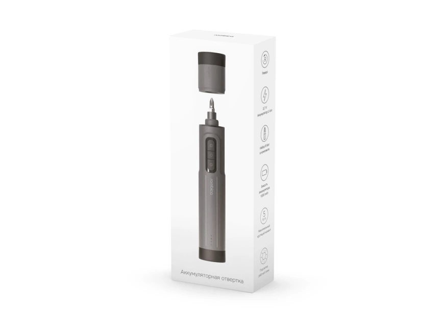 Отвертка аккумуляторная Rombica MyKit S1 Black фото 4