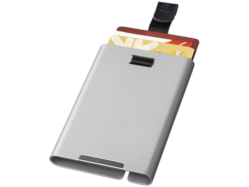 RFID слайдер для карт, серебристый фото 1