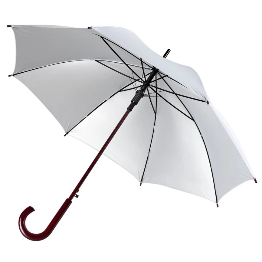 Зонт-трость Standard, серебристый фото 1