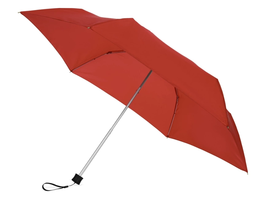 Складной компактный механический зонт Super Light, красный фото 1