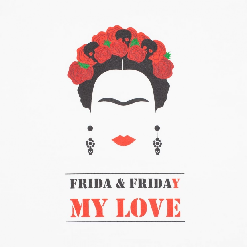 Футболка женская Frida & Friday белая, размер XL фото 2