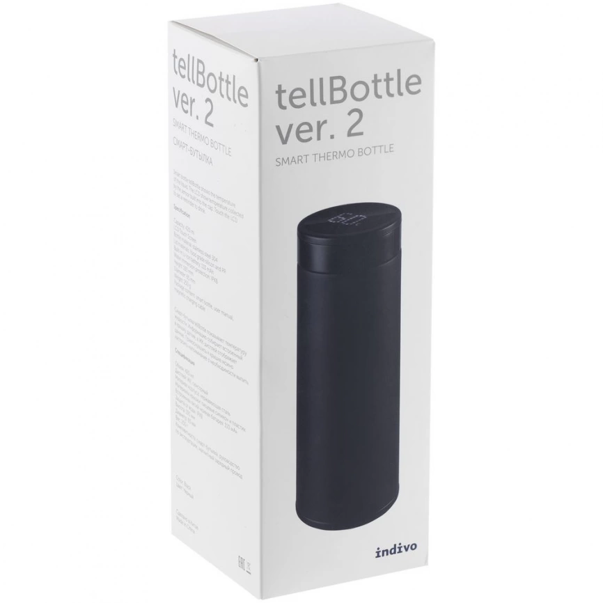 Умный термос tellBottle ver.2, 420 мл., черный фото 1