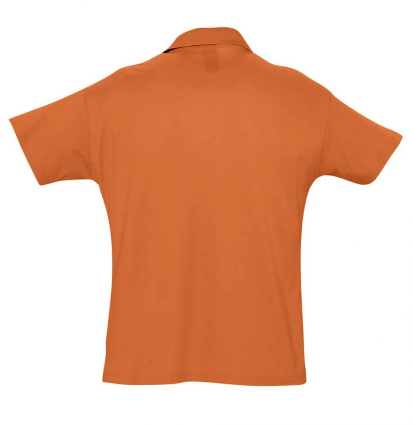 Рубашка поло мужская Summer 170 оранжевая, размер S фото 2