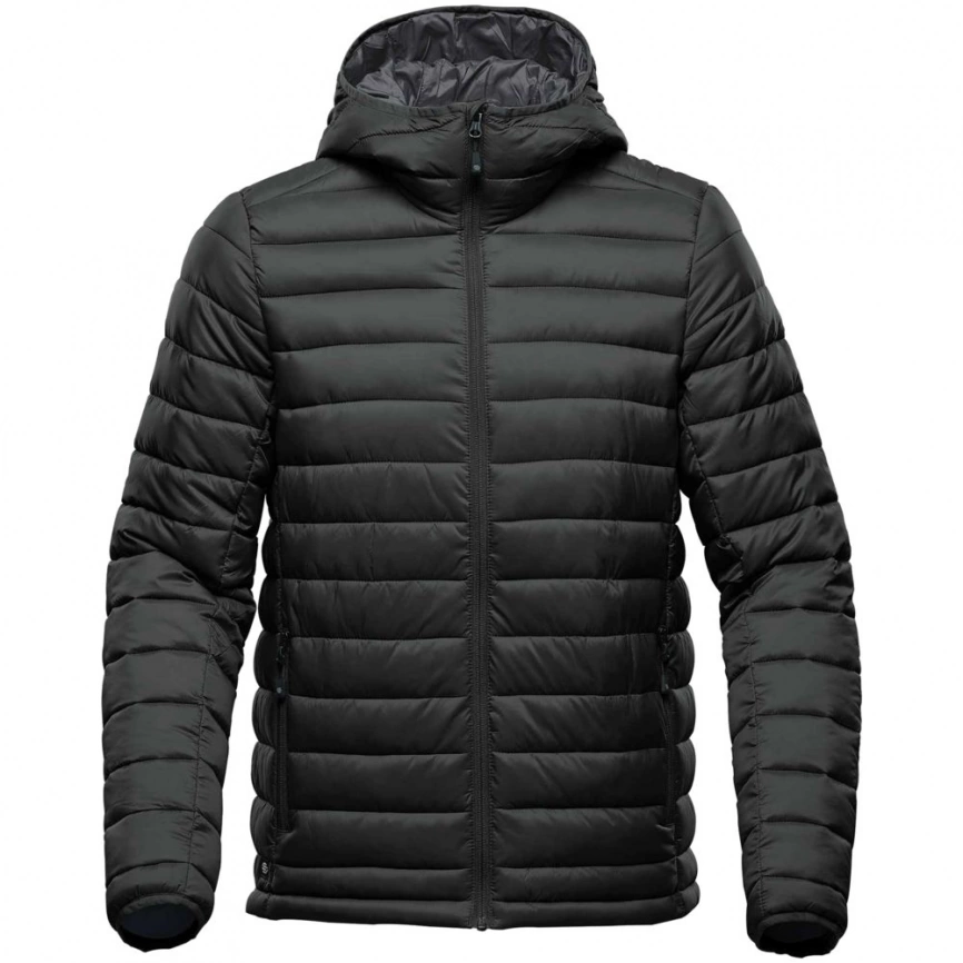Куртка компактная мужская Stavanger черная с серым, размер 3XL фото 1