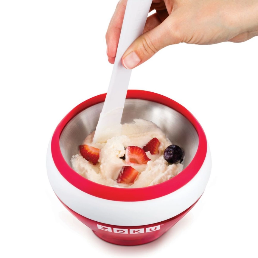 Мороженица Ice Cream Maker, фиолетовая фото 4