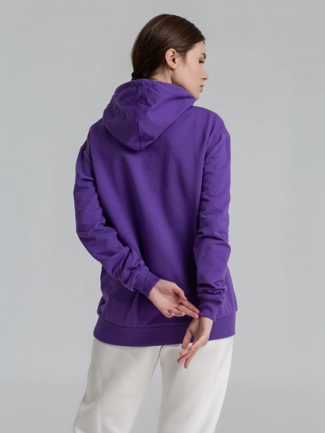 Толстовка с капюшоном Unit Kirenga фиолетовая, размер L фото 17