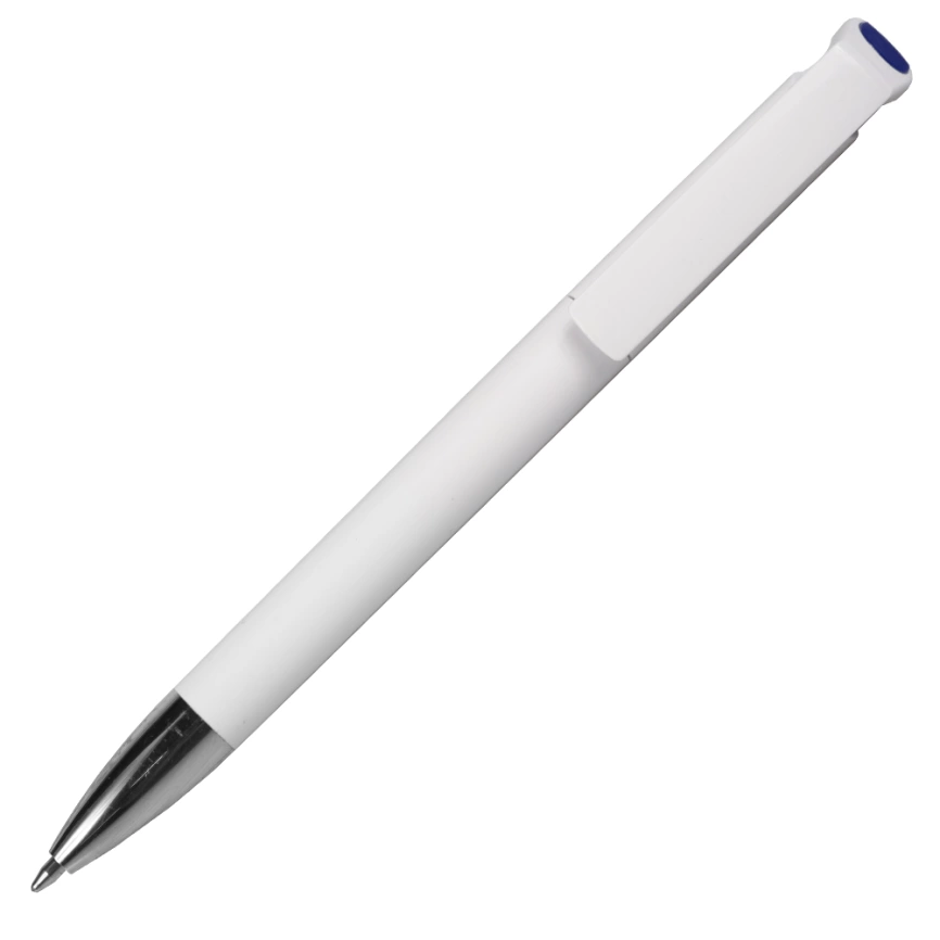 Ручка шариковая Gracia, пластик, белый/синий фото 2